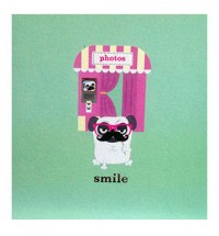 Pug Smile Blank Card