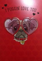 Puggin Love You Valentines Cards