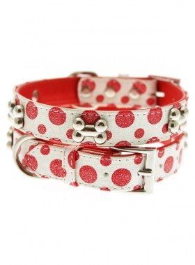 Urban Pup Red & White Polka Dot Collar