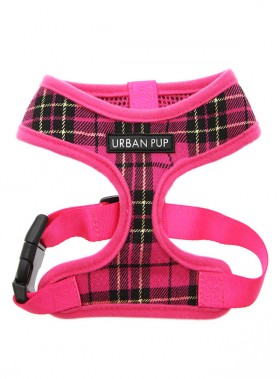 Urban Pup Pink Tartan Harness