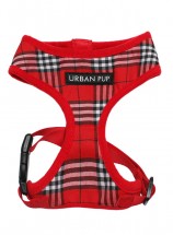 Urban Pup Red Checked Tartan Harness
