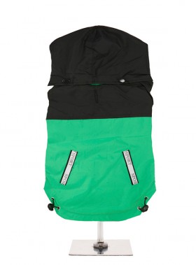 Urban Pup Black & Green Windbreaker Jacket