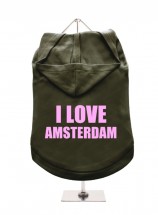 I Love Amsterdam Unisex Hoodie (Available in 4 colours )
