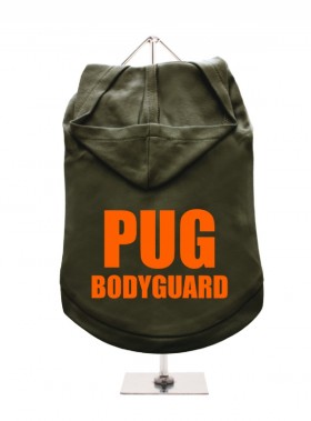 Pug Bodyguard Unisex Hoodie (Available in 7 colours)