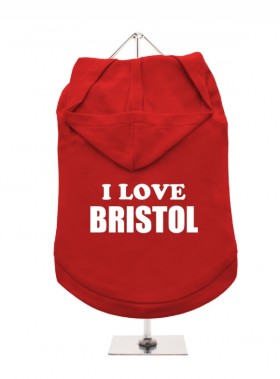 I Love Bristol Unisex Hoodie (Available in 3 colours )