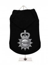 Urban Pup British Police  Unisex Hoodie In Size XL