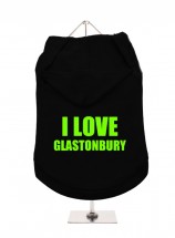 I Love Glastonbury Unisex Hoodie In Size XL (Available in 4 colours)