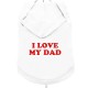 LOVE DAD WHITE RED FONT