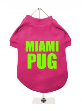 Miami Pug Unisex T-Shirt  (Available in 4 colours )