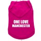 ONE LOVE MANCHESTER BRIGHT PINK & WHITE