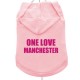 ONE LOVE MANCHESTER LIGHT PINK & BRIGHT PINK FONT