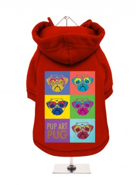 Urban Pup Pug Art Unisex Sweatshirt In Size XL (Available in 6 colours)
