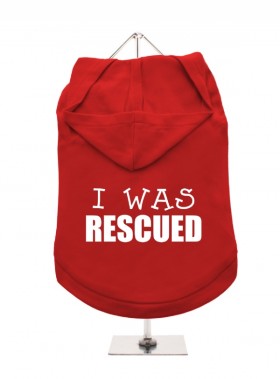 I Was Rescued  Unisex Hoodie (Available in 7 colours )