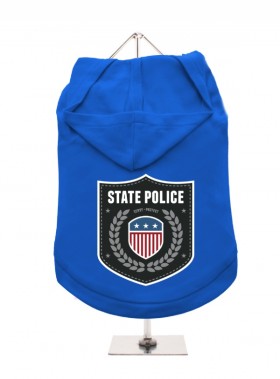 Urban Pup State Police  Unisex Hoodie In Size XL