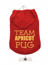 Team Apricot Pug Unisex Hoodie (Available in 3 colours )
