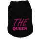 THE QUEEN BLACK & BRIGHT PINK HOODIE