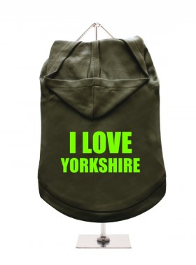 I Love Yorkshire Unisex Hoodie (Available in 6 colours )
