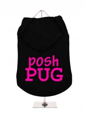 Posh Pug Unisex Hoodie (Available in 3 colours )