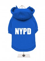 NYPD FLEECE LINED HOODED SWEATER