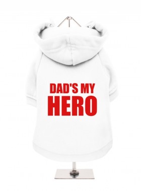 Dads My Hero Fleece Lined Hoodie (Available in 7 colours)
