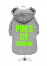 Pugs Of Dublin Fleece Lined Hoodie (Available in 4 colours)