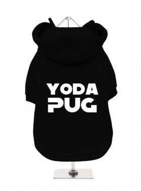 Yoda Pug Fleece Lined Hoodie (Available in 5 colours)