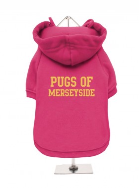 Pugs Of Merseyside Fleece Lined Hoodie (Available in 4 colours)
