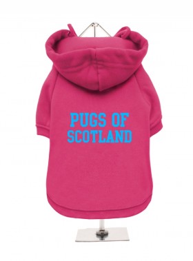Pugs Of Scotland Fleece Lined Hoodie (Available in 5 colours)