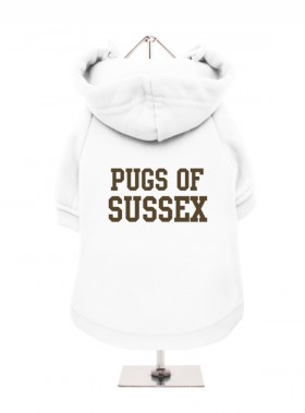 Pugs Of Sussex Fleece Lined Hoodie (Available in 5 colours)