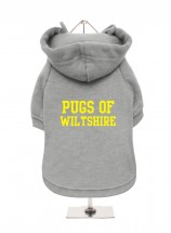 Pugs Of Wiltshire Fleece Lined Hoodie (Available in 4 colours)