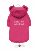 Smile Love & Be Kind Fleece Lined Hoodie (Available in 5 colours)