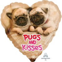 Pugs & Kisses Ballon For All Occasions