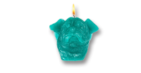 Pug Candle
