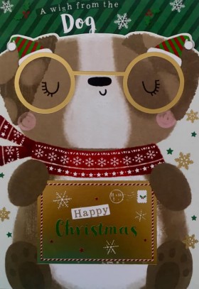 From The Dog Pug Christmas Card