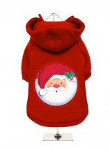 Cute Santa Christmas Fleece Lined Hoodie (Available in 5 colours)