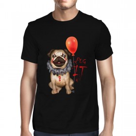 Mens Funny IT Pug  T-Shirt (Available in 3 colours)