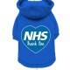 NHS THANK YOU HEART BRIGHT BLUE