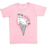 Sweet Girls  Pug T-Shirt (Available in 2 colours)