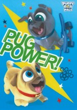 Pug Power Postcard