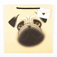 Funny Medium Pug Gift Bag For All Occasions
