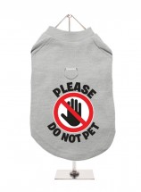 Please Do Not Pet Harness Unisex T Shirt (Available in 2 colours)