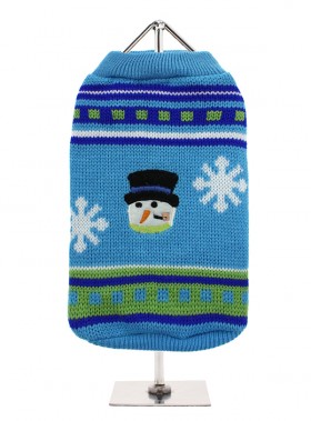 URBAN PUP UNISEX CHILLY SNOWMAN  SWEATER
