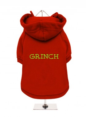 The Grinch Unisex Christmas Fleece Lined Hoodie (Available in 2 colours)