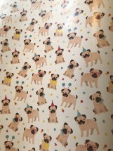 3 Metre Pug Gift Wrap For All Occasions